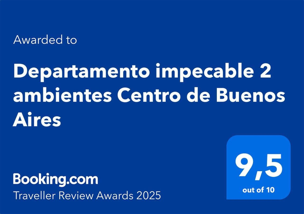 Departamento Impecable 2 Ambientes Centro De Buenos Aires Apartman Kültér fotó